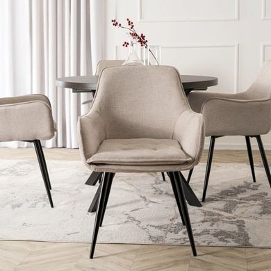 Стул MEBEL ELITE EDRICK Кремовый фотография