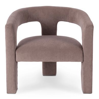 Крісло м'яке MEBEL ELITE LILLE Velvet Беж фотографія