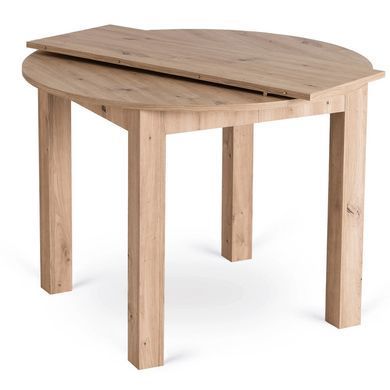 Стол раскладной круглый MEBEL ELITE HARRY 102(142)х102 см Дуб Артизан фотография