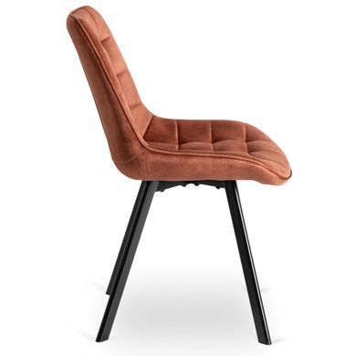 Стул бархатный MEBEL ELITE RICK Velvet, Рыжий фотография