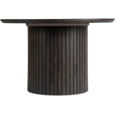 Стол круглый раскладной MEBEL ELITE CHARLES 120(160)х120 см Черный фотография