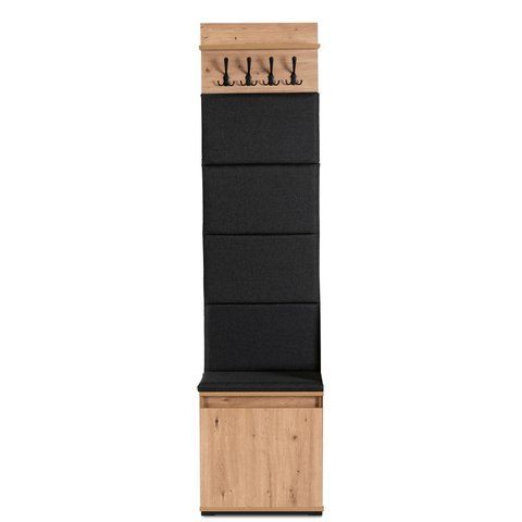Прихожая MEBEL ELITE PARMA 50 Дуб Артизан/графит фотография