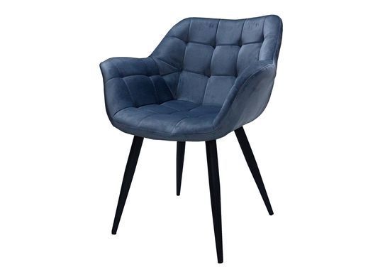 Кресло ELEGANTE Velvet Intarsio Серый фотография