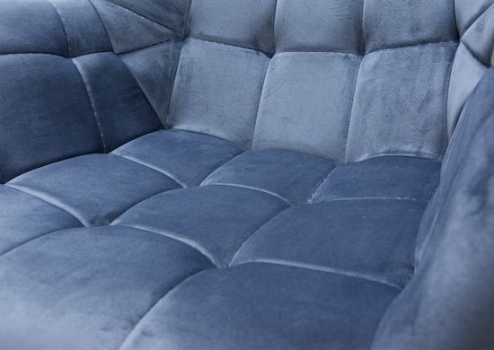 Кресло ELEGANTE Velvet Intarsio Серый фотография