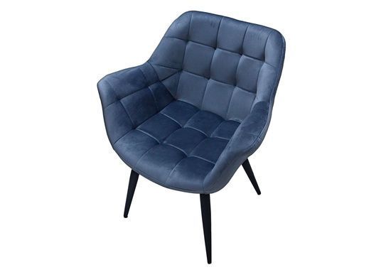 Кресло ELEGANTE Velvet Intarsio Серый фотография