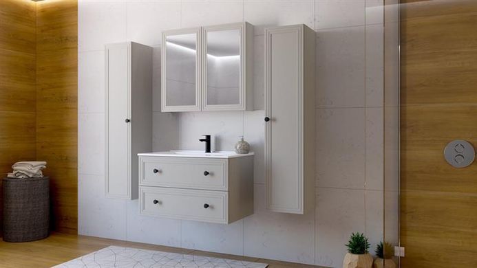 Шафка дзеркальна для ванної кімнати TORETO 70x80/2D Halmar Кашемір