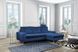 Диван кутовий розкладний COLLIN на ніжках Perfect Home Польща Синій