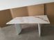 Стіл розкладний REAL GOLDEN CARRARA Concepto 180(260)x90 Кераміка Білий фотографія