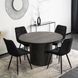 Стол круглый раскладной MEBEL ELITE CHARLES 120(160)х120 см Черный