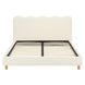 Кровать двуспальная MEBEL ELITE IZMIR 180x200 см Кремовый Букле