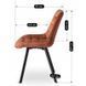 Стул бархатный MEBEL ELITE RICK Velvet, Рыжий