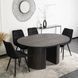 Стол круглый раскладной MEBEL ELITE CHARLES 120(160)х120 см Черный