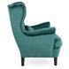 Крісло м'яке оксамитове MEBEL ELITE KLARIS 2 Velvet Зелений