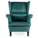 Крісло м'яке оксамитове MEBEL ELITE KLARIS 2 Velvet Зелений