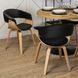 Стул бархатный MEBEL ELITE GARY Velvet, Золотой дуб / Черный