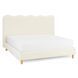 Кровать двуспальная MEBEL ELITE IZMIR 180x200 см Кремовый Букле