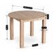 Стол раскладной круглый MEBEL ELITE HARRY 102(142)х102 см Дуб Артизан