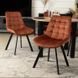Стул бархатный MEBEL ELITE RICK Velvet, Рыжий