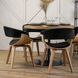 Стул бархатный MEBEL ELITE GARY Velvet, Золотой дуб / Черный