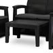 Комплект садових меблів MEBEL ELITE COLUMBIA Чорний