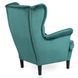 Крісло м'яке оксамитове MEBEL ELITE KLARIS 2 Velvet Зелений