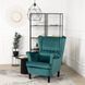 Крісло м'яке оксамитове MEBEL ELITE KLARIS 2 Velvet Зелений