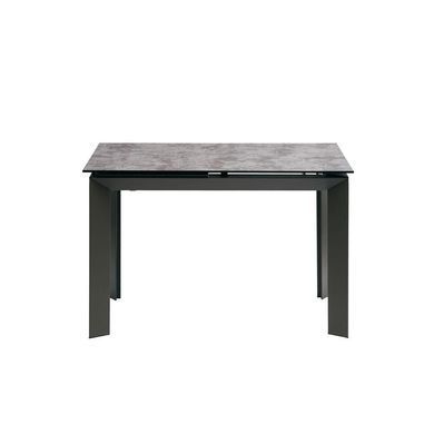 Стол Обеденный VERMONT 120-170 см Глазурованное&nbsp;Стекло Concepto Серый / Iron Grey фотография