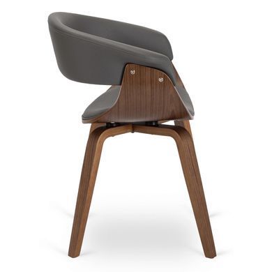 Стул MEBEL ELITE GARY Орех / Серый фотография