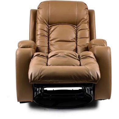 Массажное кресло MEBEL ELITE BOX экокожа Карамель фотография