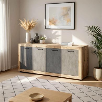 Комод MEBEL ELITE BLAGO 2 180 необработанный дуб фотография