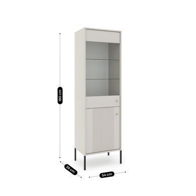 Витрина SOFT MEBEL ELITE 180 Кашемир фотография