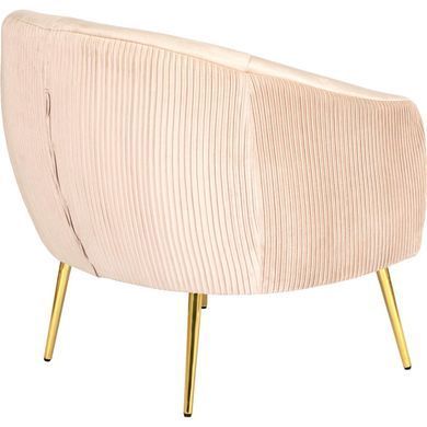 Кресло мягкое STELLA Velvet MEBEL ELITE Беж фотография