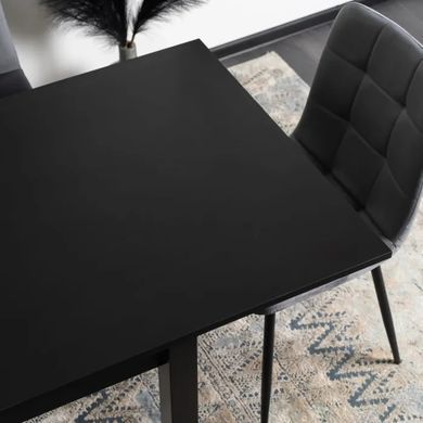 Стіл розкладний MEBEL ELITE MAX 80(160)х80 см Чорний фотографія