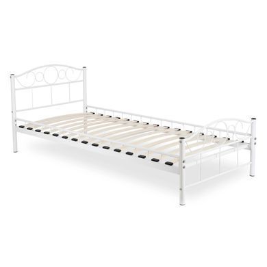 Кровать металлическая GRIFFIN MEBEL ELITE GRIFFIN 90x200 Белый фотография