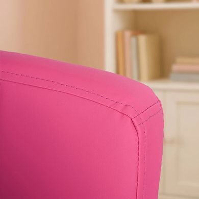 Стілець офісний поворотний MEBEL ELITE ASTRO Рожевий фотографія