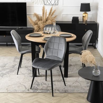 Стул бархатный MEBEL ELITE IRYS Velvet Серый фотография