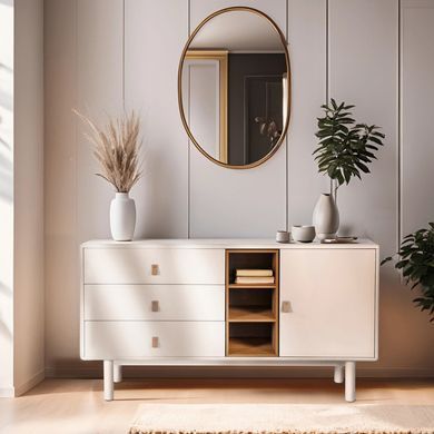 Комод MEBEL ELITE CASTILLO Білий фотографія