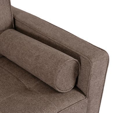 Диван раскладной MEBEL ELITE MALTA 215 см Коричневый фотография