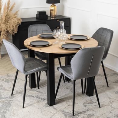 Стул бархатный MEBEL ELITE IRYS Velvet Серый фотография