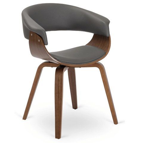 Стул MEBEL ELITE GARY Орех / Серый фотография