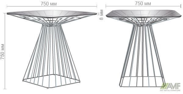 Стіл обідній Tern AMF 75X75 фотографія
