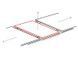 Cтол раскладной SORENTO Ceramic Signal ORSO GREY 160(220)x90 Серый Мрамор / Черный Мат