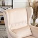 Кресло мягкое бархатное MEBEL ELITE KLARIS 2 Velvet Беж