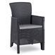 Комплект садовой мебели MEBEL ELITE ARGOS 160-240 FRESNO 6 орех/черный