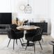 Стілець поворотний оксамитовий MEBEL ELITE IDA Velvet Чорний