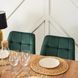 Стул бархатный MEBEL ELITE RIO Velvet, Зеленый