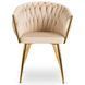 Кресло CAPI Onto Кремовое велюр