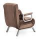 Крісло розкладне MEBEL ELITE BART Velvet&nbsp;Коричневий