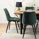 Стул бархатный MEBEL ELITE RIO Velvet, Зеленый