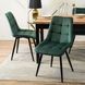 Стул бархатный MEBEL ELITE RIO Velvet, Зеленый